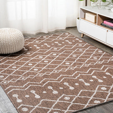 Nokat Tribal Bohemian Indoor/outdoor Area Rug